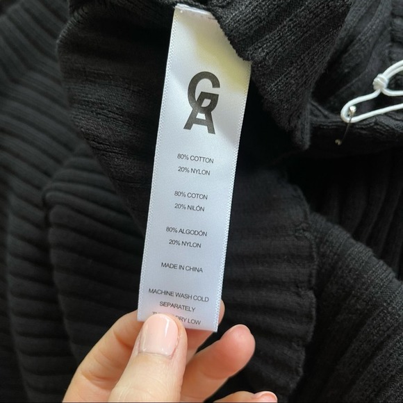 NWT Good American The Go To Boxy Sweater Black 4XL - Picture 16 of 16